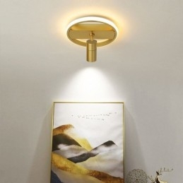 Lampada da soffitto in acrilico, faretto decorativo minimalista