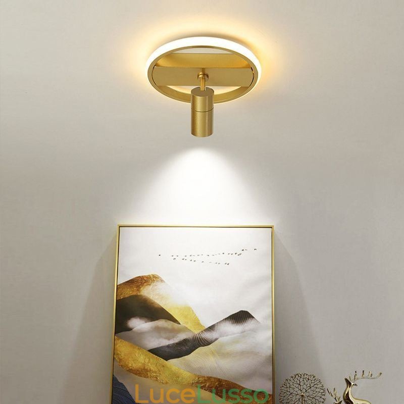 Lampada da soffitto in acrilico, faretto decorativo minimalista