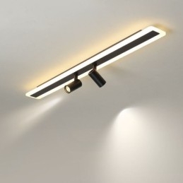 Faretto da soffitto in acrilico lineare da montare a filo