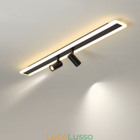 Faretto da soffitto in acrilico lineare da montare a filo Faretto da soffitto in acrilico lineare da montare a filo