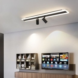 Faretto da soffitto in acrilico lineare da montare a filo