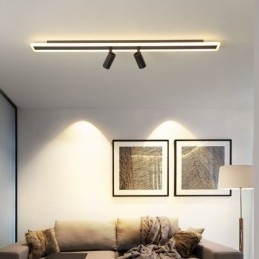 Faretto da soffitto in acrilico lineare da montare a filo