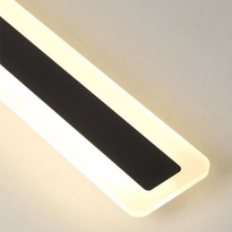 Faretto da soffitto in acrilico lineare da montare a filo