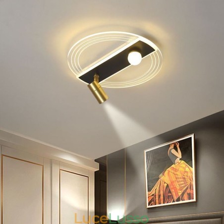 Lampada da soffitto con faretto decorativo in acrilico unico Lampada da soffitto con faretto decorativo in acrilico unico