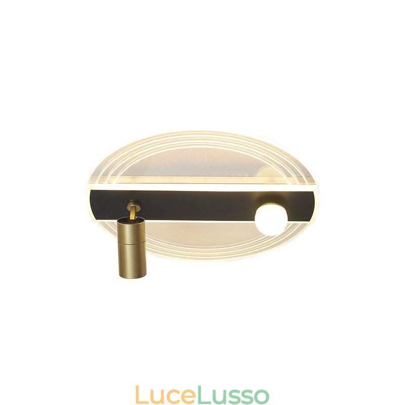 Lampada da soffitto con faretto decorativo in acrilico unico