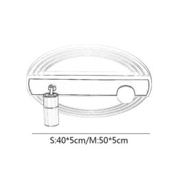 Lampada da soffitto con faretto decorativo in acrilico unico