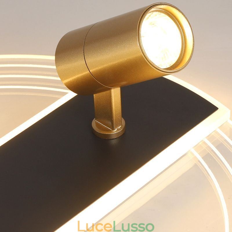 Lampada da soffitto con faretto decorativo in acrilico unico