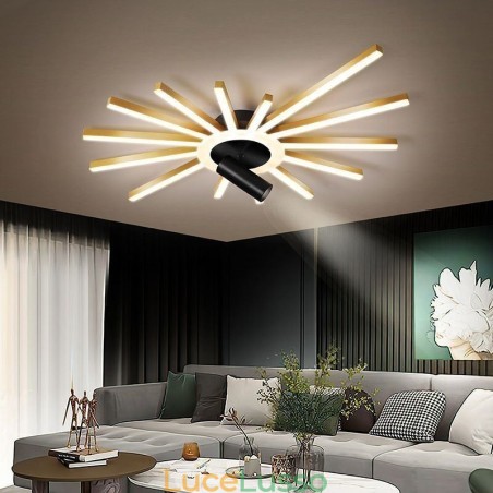 Faretto lineare irregolare in acrilico da incasso