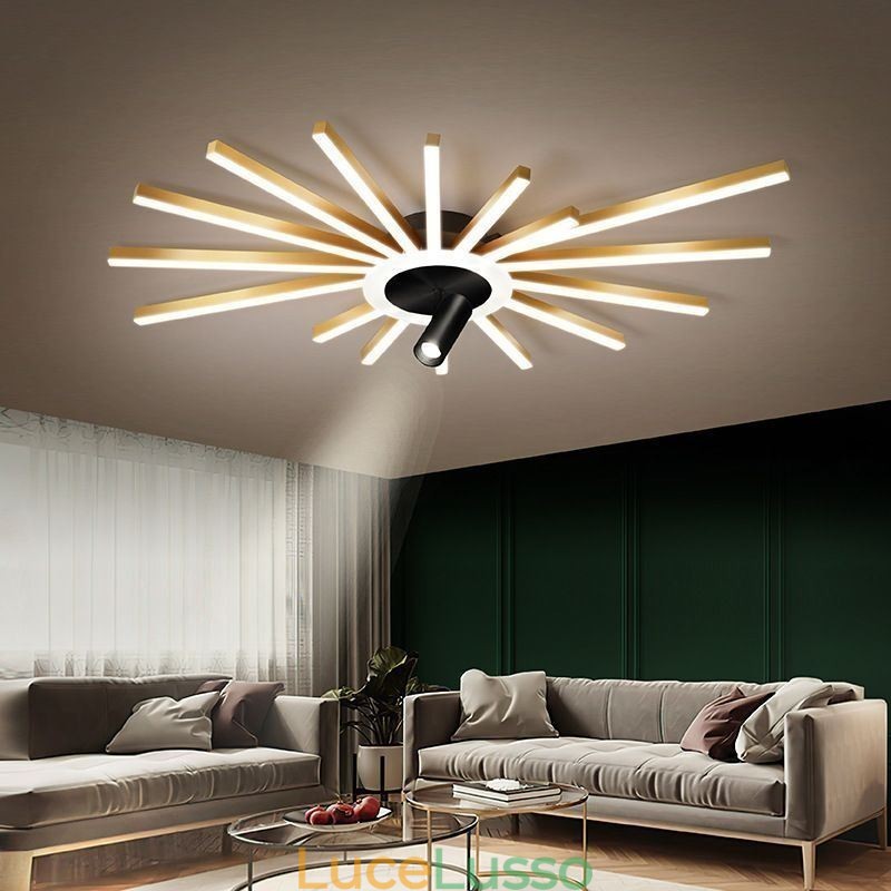 Faretto lineare irregolare in acrilico da incasso