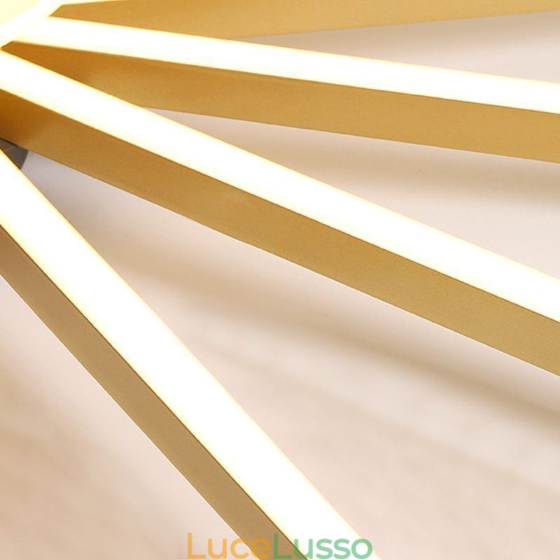 Faretto lineare irregolare in acrilico da incasso