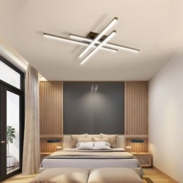 Plafoniera lineare a filo semplice illuminazione acrilica
