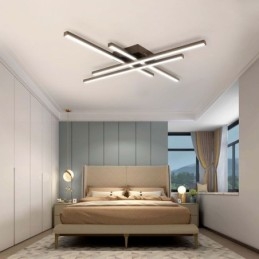 Plafoniera lineare a filo semplice illuminazione acrilica