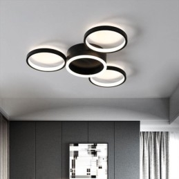 Plafoniera a 4 anelli da soffitto