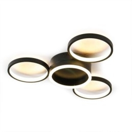 Plafoniera a 4 anelli da soffitto
