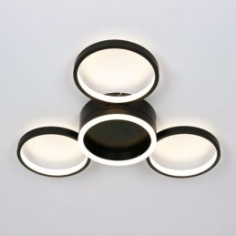 Plafoniera a 4 anelli da soffitto