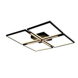 Plafoniera quadrata a filo, luce decorativa in acrilico