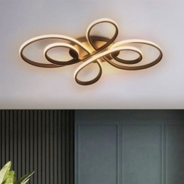 Lampada da soffitto moderna a filo con nodo cinese