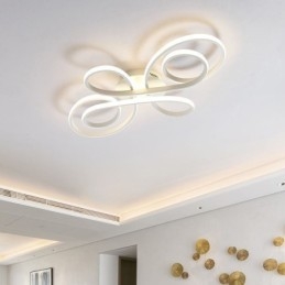 Lampada da soffitto moderna a filo con nodo cinese