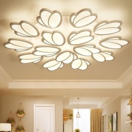 Moderna plafoniera a filo Tulip illuminazione decorativa