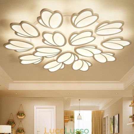 Moderna plafoniera a filo Tulip illuminazione decorativa Moderna plafoniera a filo Tulip illuminazione decorativa