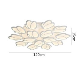 Moderna plafoniera a filo Tulip illuminazione decorativa
