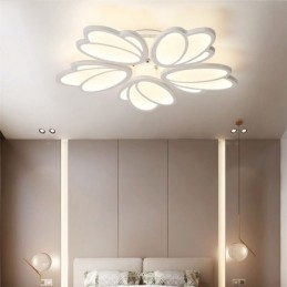 Moderna plafoniera a filo Tulip illuminazione decorativa