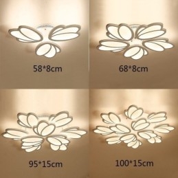 Moderna plafoniera a filo Tulip illuminazione decorativa