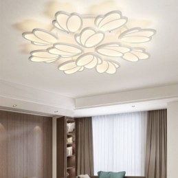 Moderna plafoniera a filo Tulip illuminazione decorativa