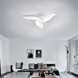 Lampada da soffitto a filo con petalo in acrilico
