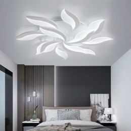 Lampada da soffitto a filo con petalo in acrilico