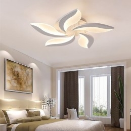 Lampada da soffitto a filo con petalo in acrilico