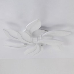 Lampada da soffitto a filo con petalo in acrilico