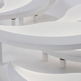 Lampada da soffitto a filo con petalo in acrilico