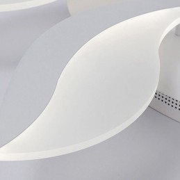 Lampada da soffitto a filo con petalo in acrilico