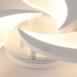 Lampada da soffitto a filo con petalo in acrilico