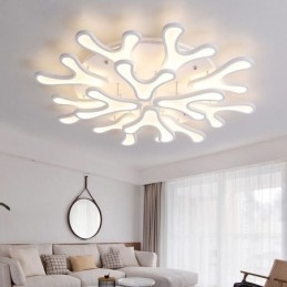 Lampada da soffitto a filo in corno di cervo acrilico