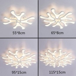 Lampada da soffitto a filo in corno di cervo acrilico
