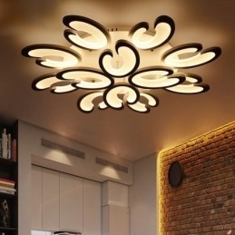 Lampada da soffitto a forma di petalo da montare a filo