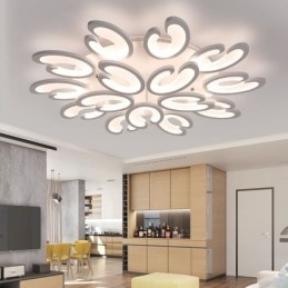 Lampada da soffitto a forma di petalo da montare a filo