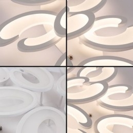 Lampada da soffitto a forma di petalo da montare a filo