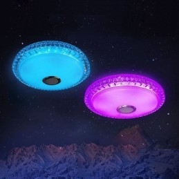 Luce da soffitto a filo con controllo remoto tramite APP, altoparlante musicale Bluetooth