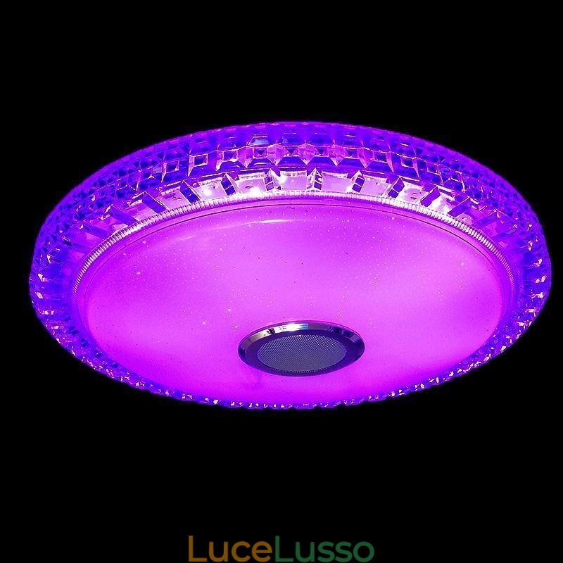 Luce da soffitto a filo con controllo remoto tramite APP, altoparlante musicale Bluetooth