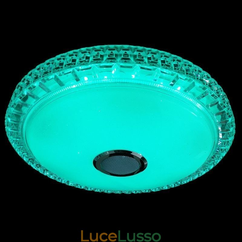Luce da soffitto a filo con controllo remoto tramite APP, altoparlante musicale Bluetooth