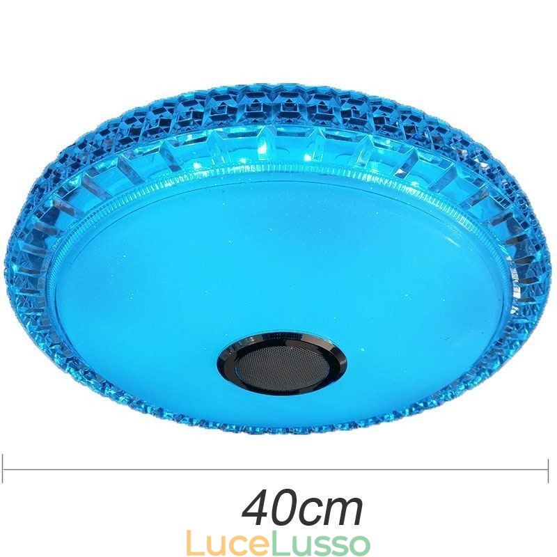 Luce da soffitto a filo con controllo remoto tramite APP, altoparlante musicale Bluetooth