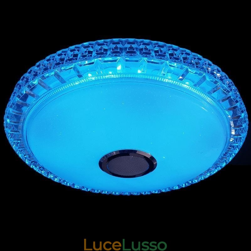 Luce da soffitto a filo con controllo remoto tramite APP, altoparlante musicale Bluetooth