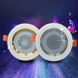 Lampada da soffitto intelligente con altoparlante musicale Bluetooth da incasso per telefono cellulare