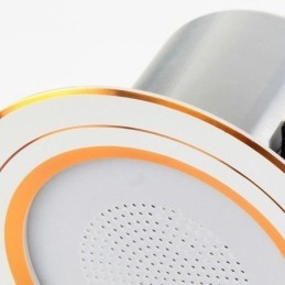 Lampada da soffitto intelligente con altoparlante musicale Bluetooth da incasso per telefono cellulare