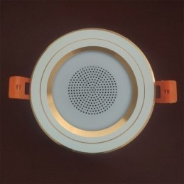 Lampada da soffitto intelligente con altoparlante musicale Bluetooth da incasso per telefono cellulare