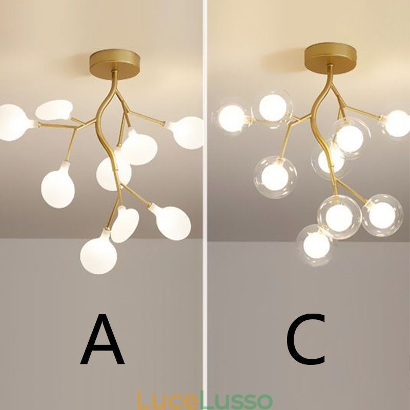 Lampada da soffitto a filo Nordic Branches