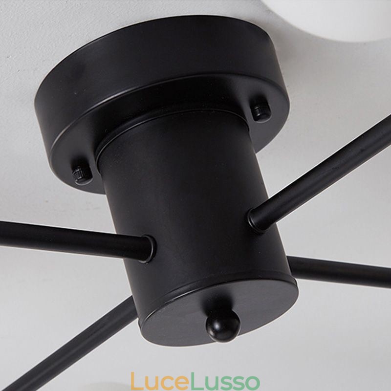 Lampada da soffitto a filo con sfera di vetro Magic Bean